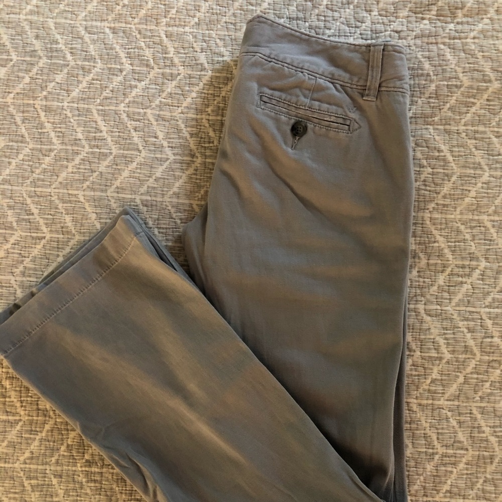 AE grey khaki pants dress or causal size 1